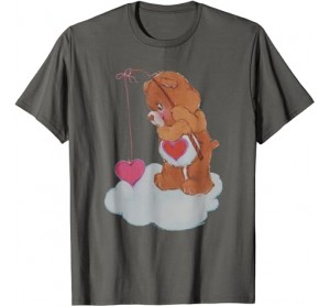 Care Bears Valentines Day Tenderheart Bear Vintage Fishing T-Shirt